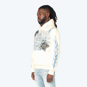 Oversized Fleece Tapestry Hoodie