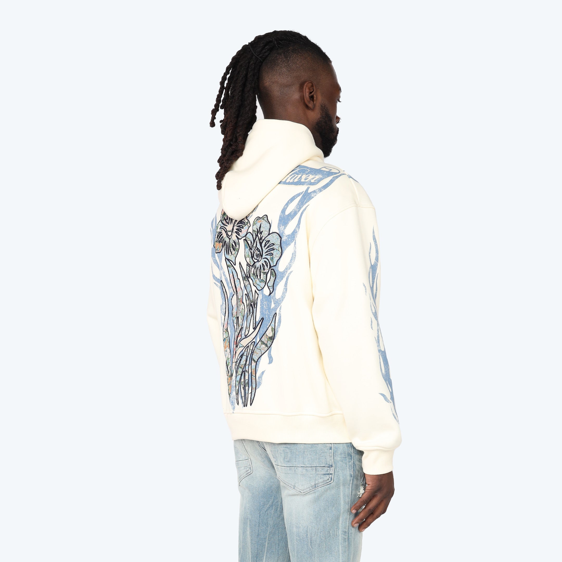 Oversized Fleece Tapestry Hoodie