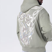 Oversized Fleece Tapestry Hoodie