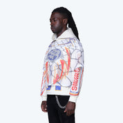 Oversized Field Fleece 2-Fer Hoodie - Ecru