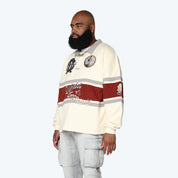 Big and Tall - Ivy Rugby L/S Tee - Chalk