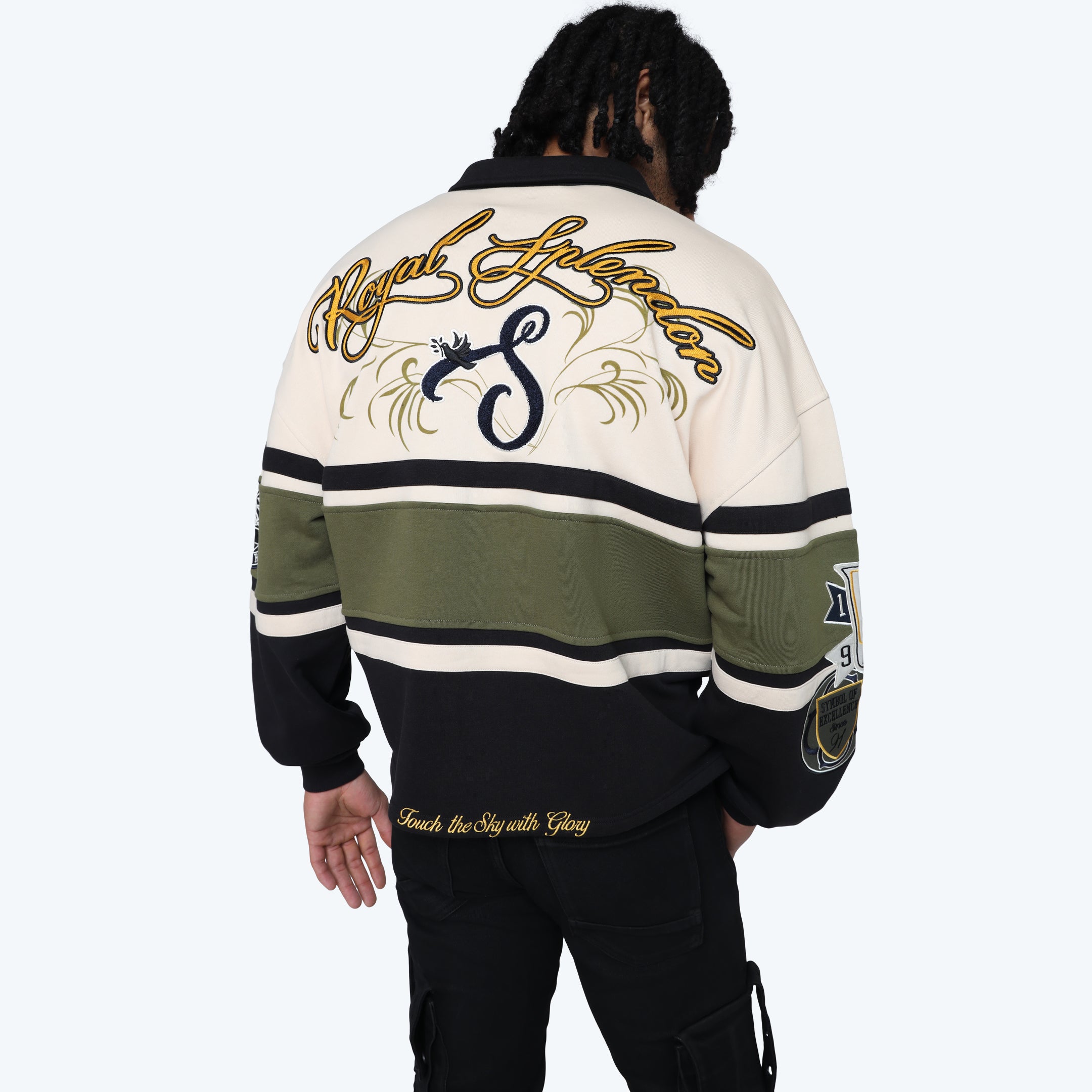 Ivy Rugby L/S Tee - Black