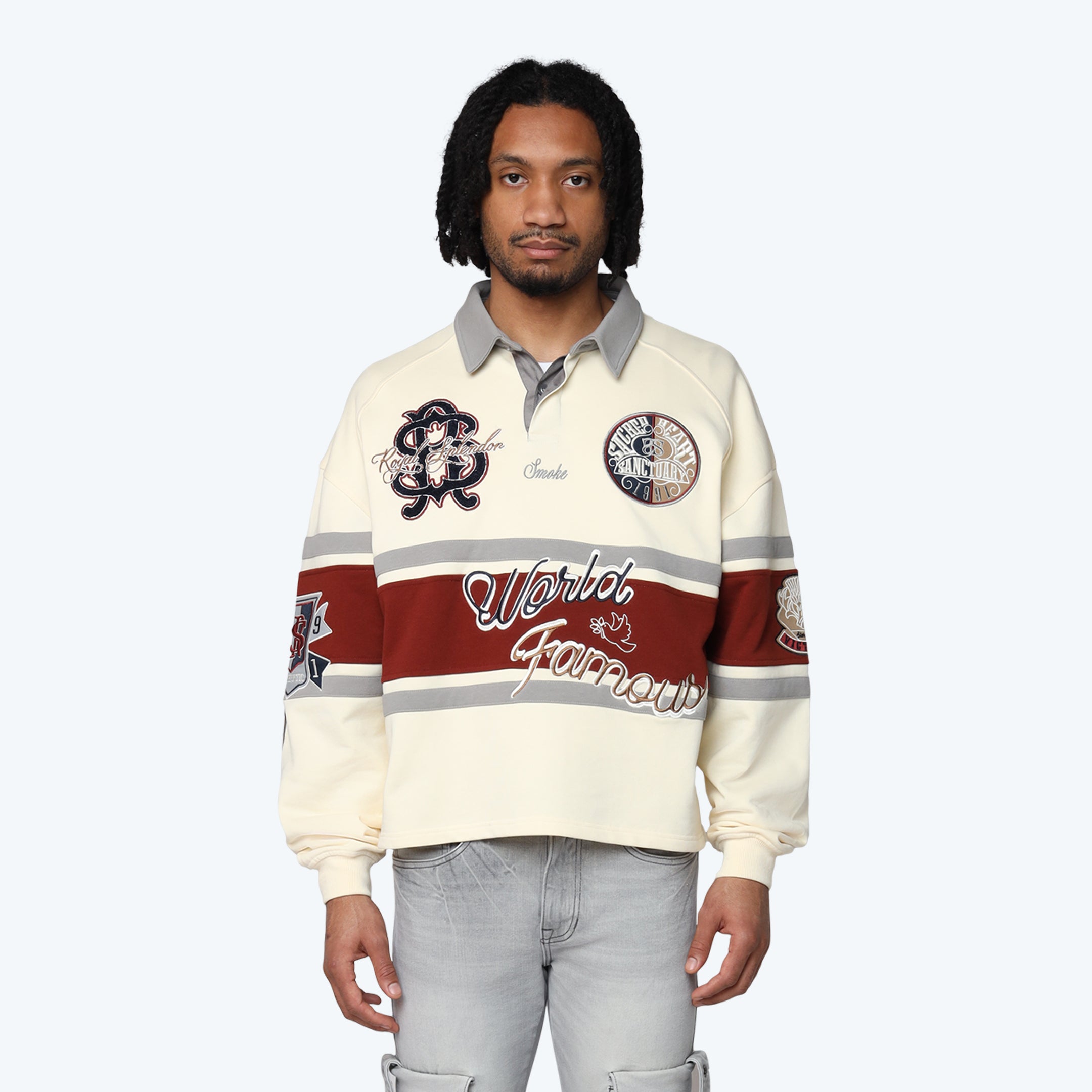 S Tee - Chalk