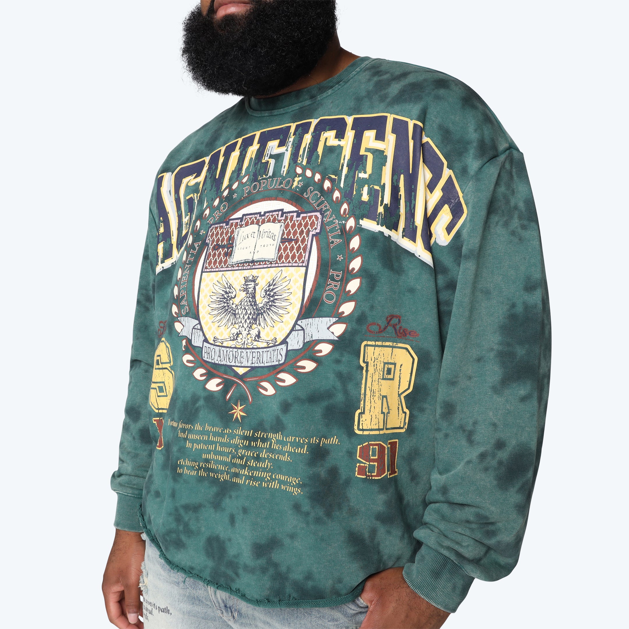 Big and Tall - Magnificence French Terry Crewneck - June Bug