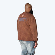 Big and Tall - Magnificence French Terry Crewneck - Mustang