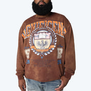 Big and Tall - Magnificence French Terry Crewneck - Mustang