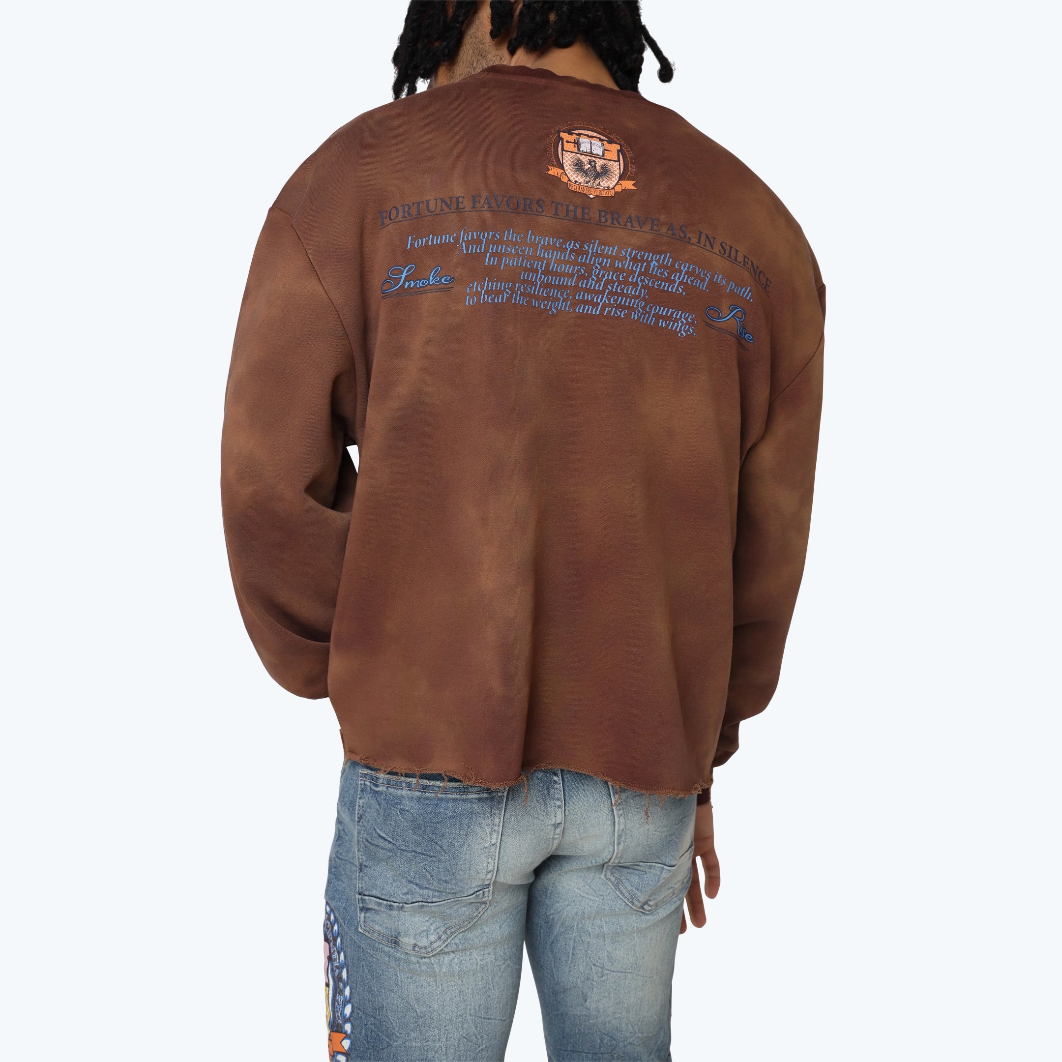 Magnificence French Terry Crewneck - Mustang