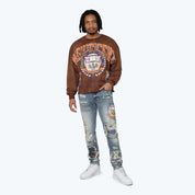 Magnificence French Terry Crewneck - Mustang
