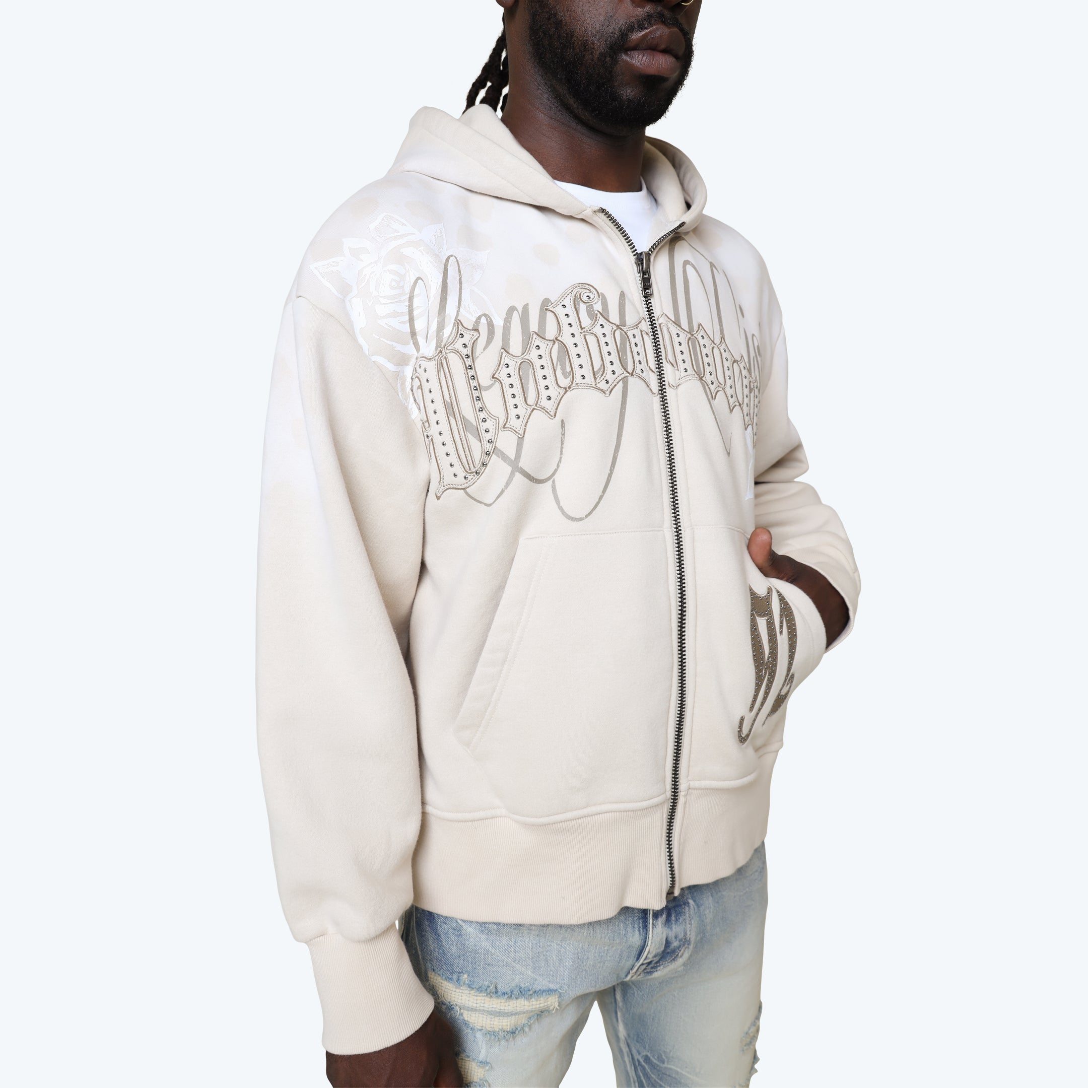 Oversized Legacy Vision Hoodie - Light Khaki