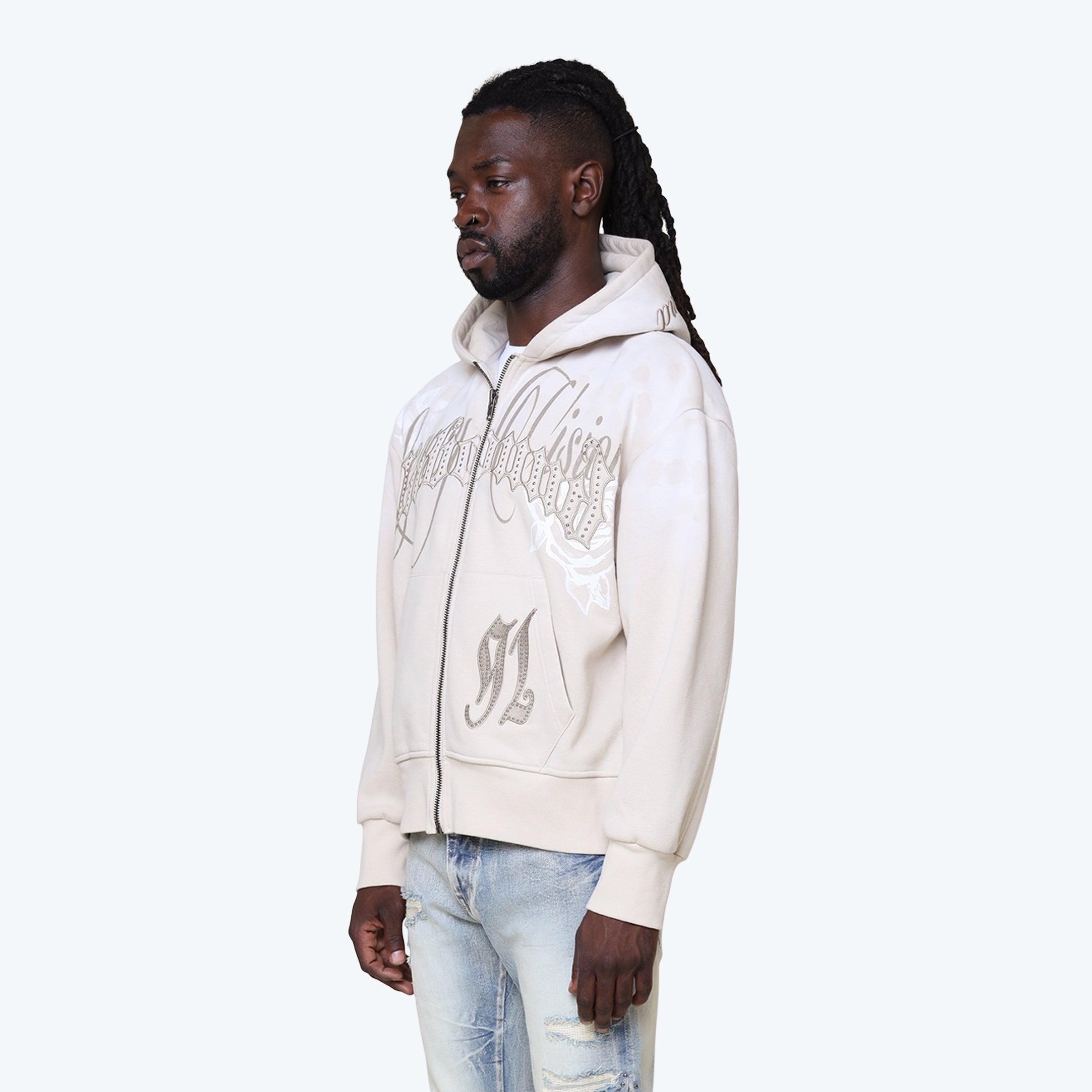 Oversized Legacy Vision Hoodie - Light Khaki