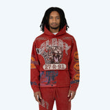 Oversized Glory 2-Fer Hoodie - Cinnabar