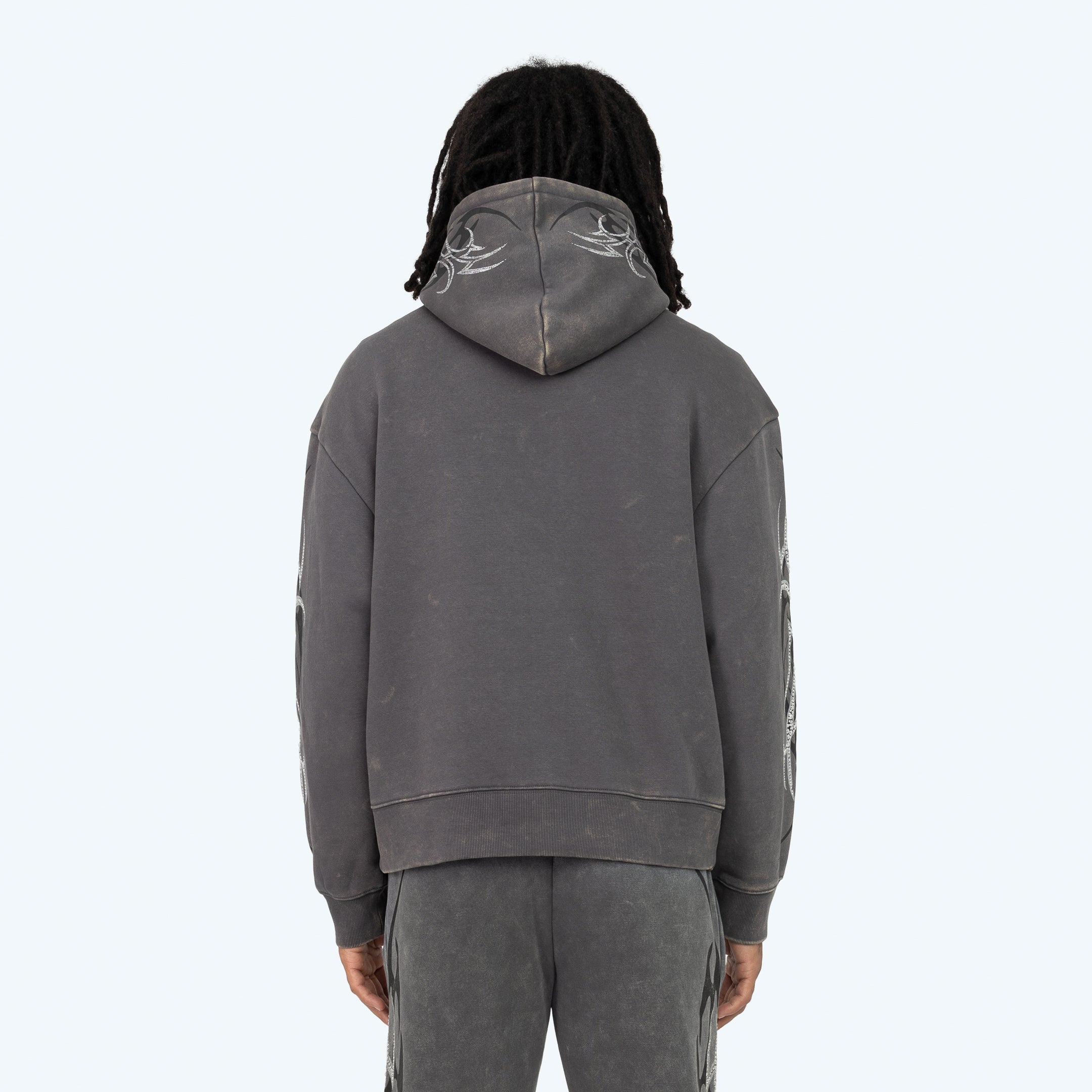 Oversized Eternity Fleece Hoodie - Asphalt