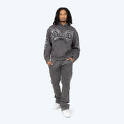 Oversized Eternity Fleece Hoodie - Asphalt