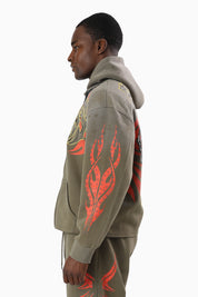 Relentless Fleece Hoodie - Olive