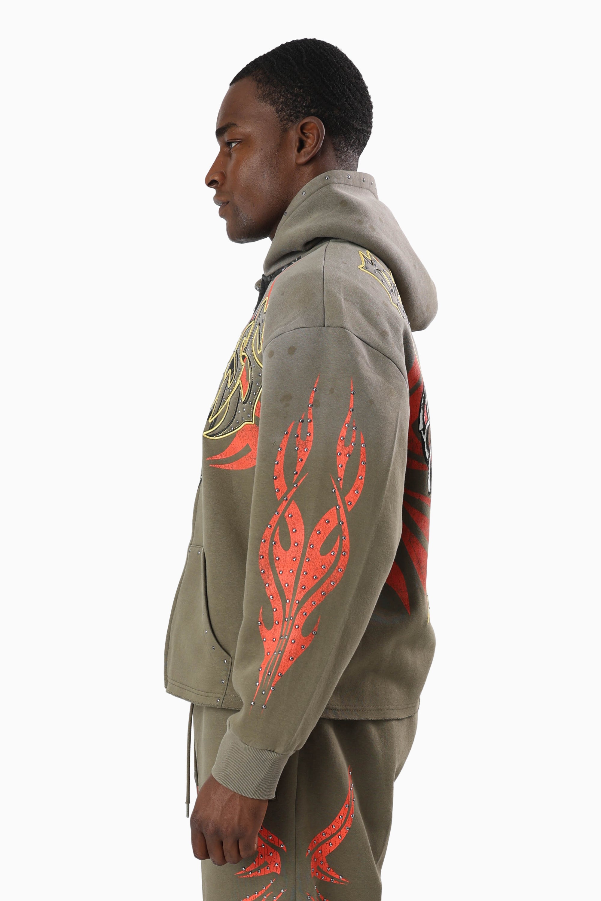 Relentless Fleece Hoodie - Olive