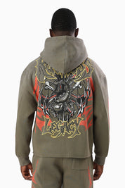 Relentless Fleece Hoodie - Olive