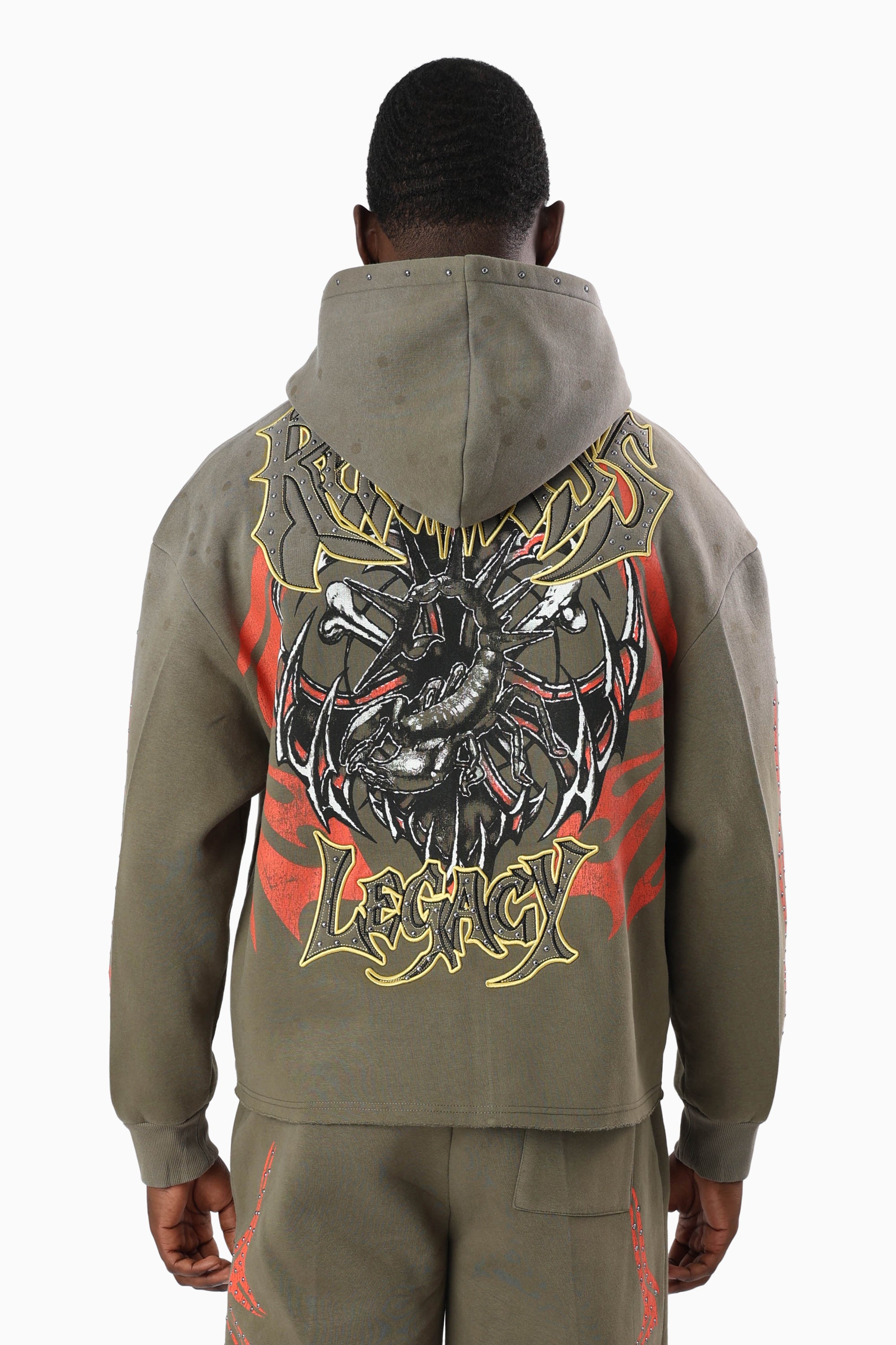 Relentless Fleece Hoodie - Olive