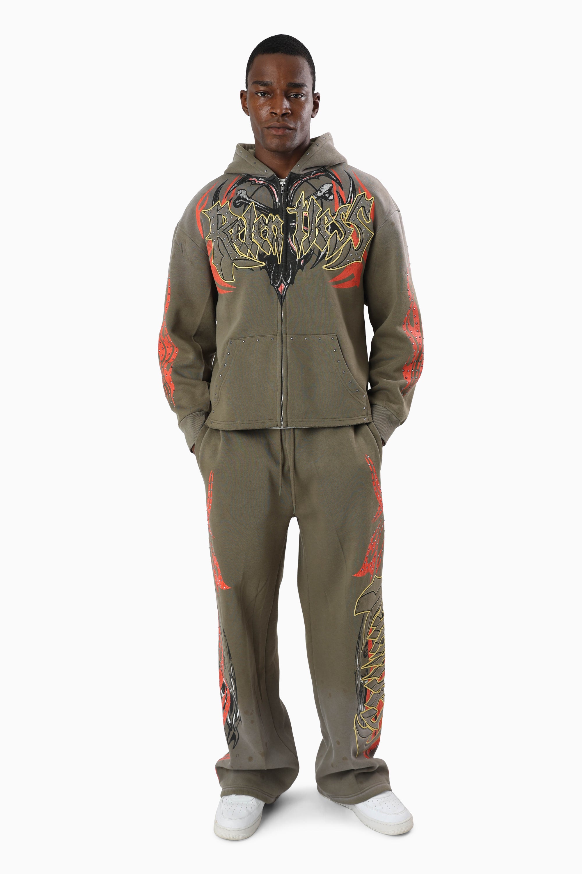 Relentless Fleece Hoodie - Olive