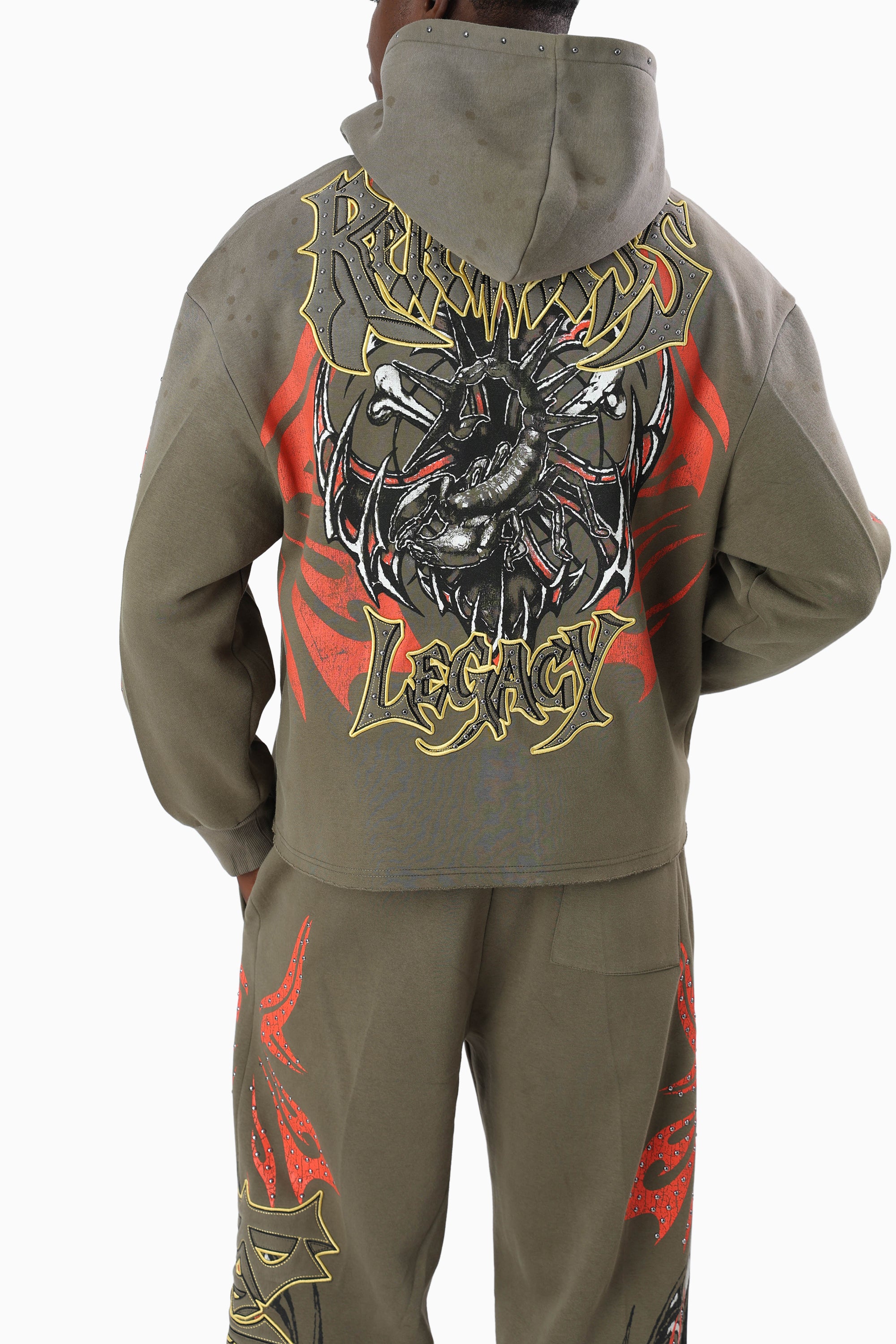Relentless Fleece Hoodie - Olive