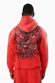 Relentless Fleece Hoodie - True Red