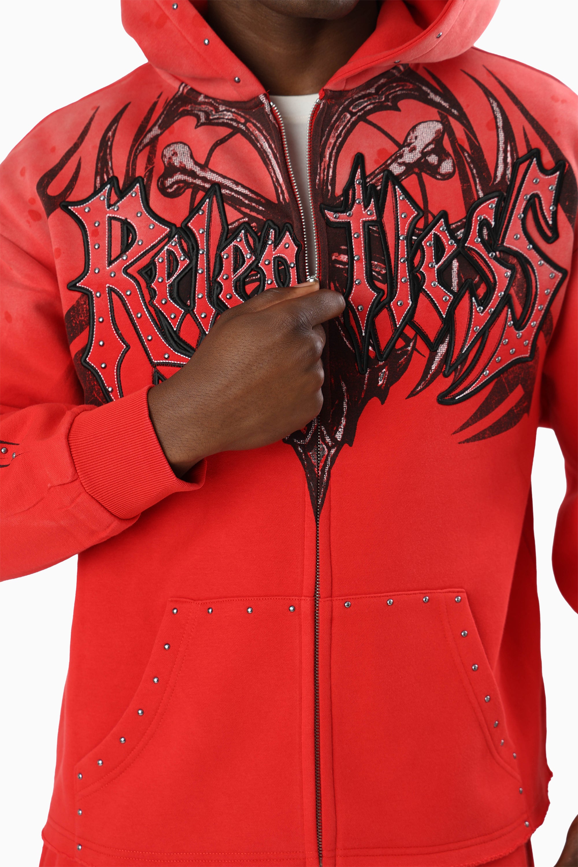 Relentless Fleece Hoodie - True Red