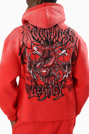 Relentless Fleece Hoodie - True Red