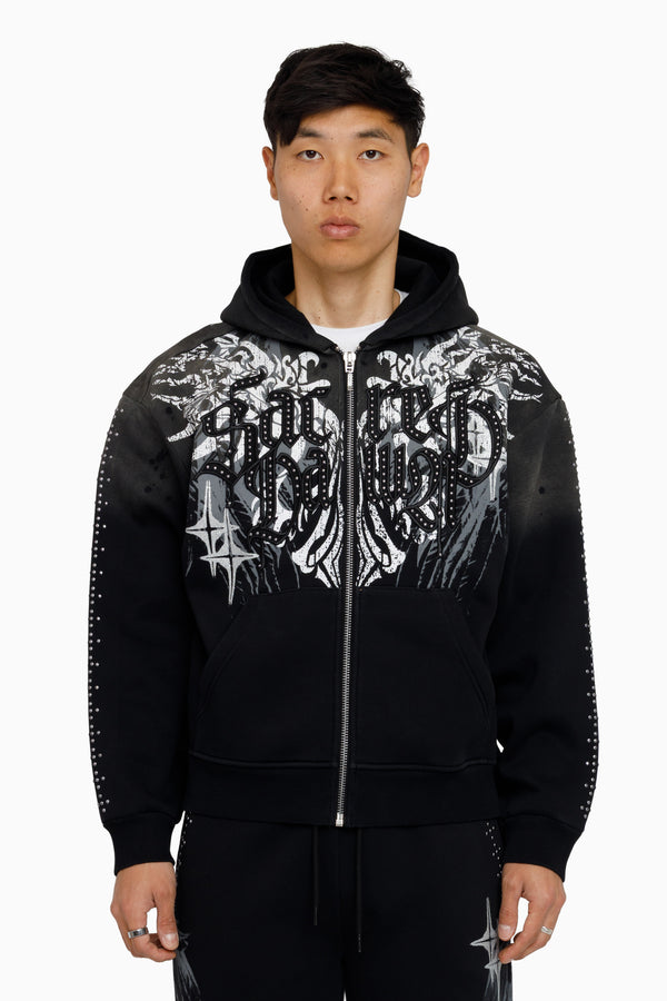 Sacred Dawn Hoodie - Black