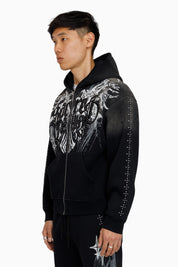 Sacred Dawn Hoodie - Black