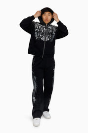 Sacred Dawn Hoodie - Black