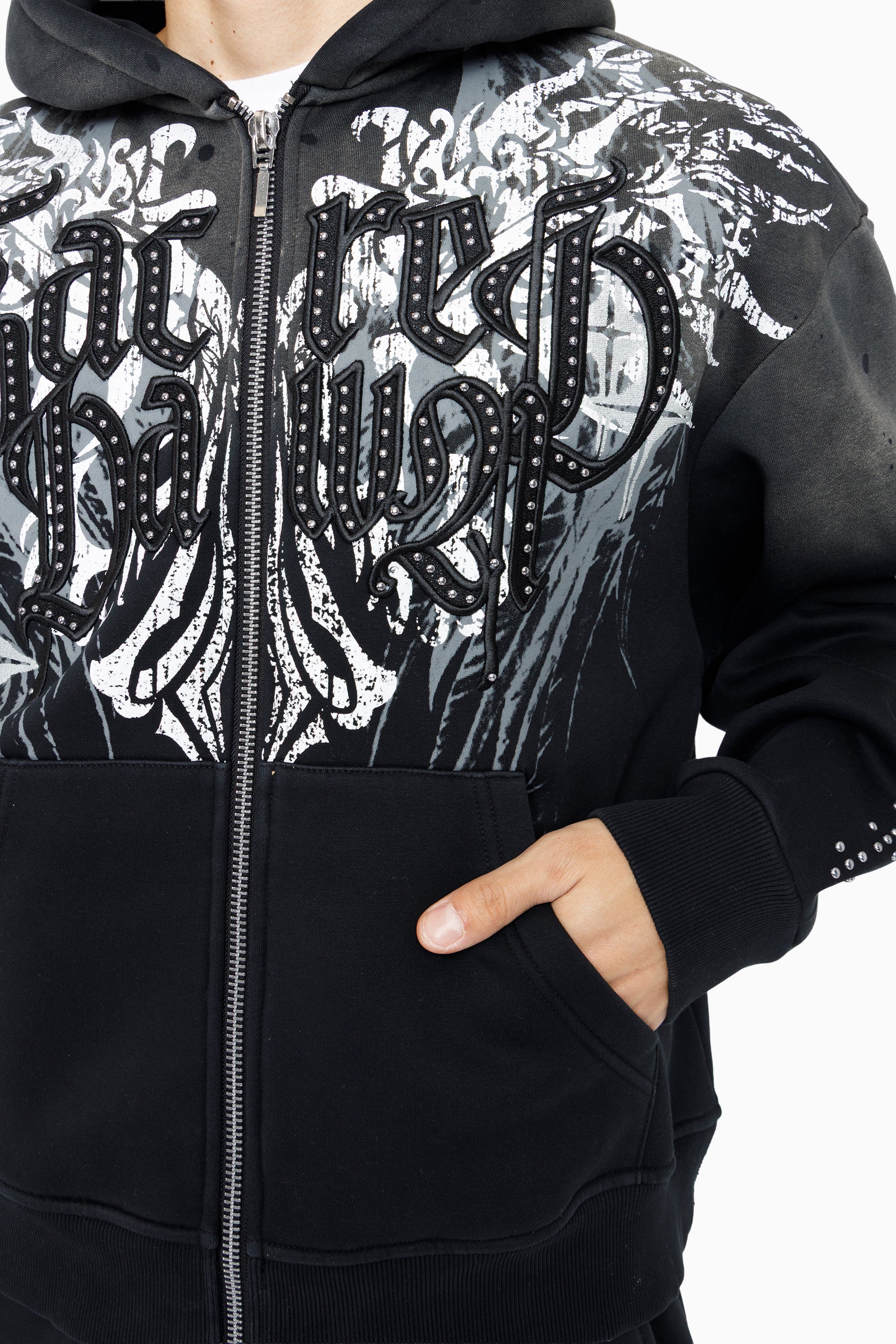 Sacred Dawn Hoodie - Black