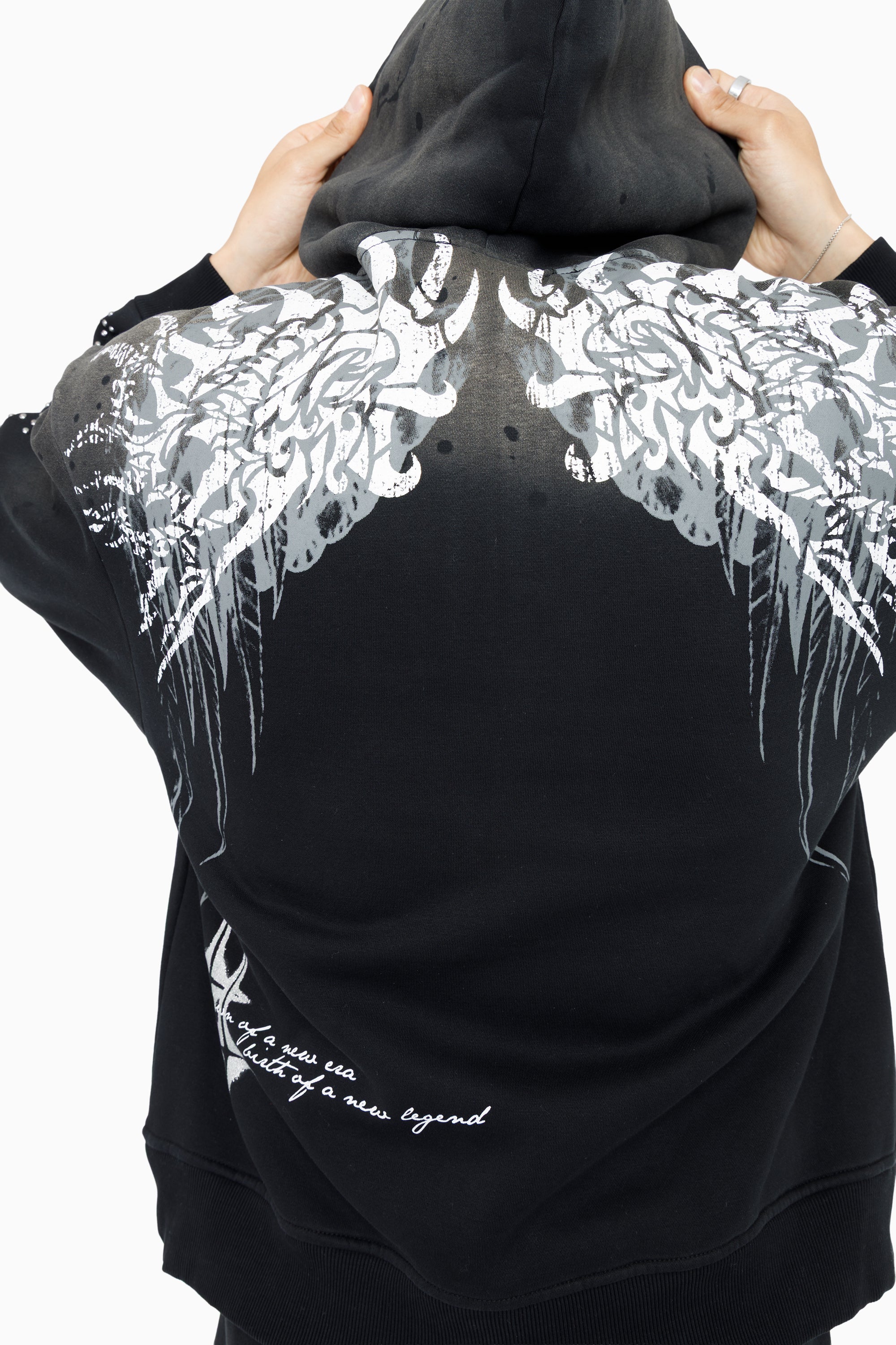 Sacred Dawn Hoodie - Black