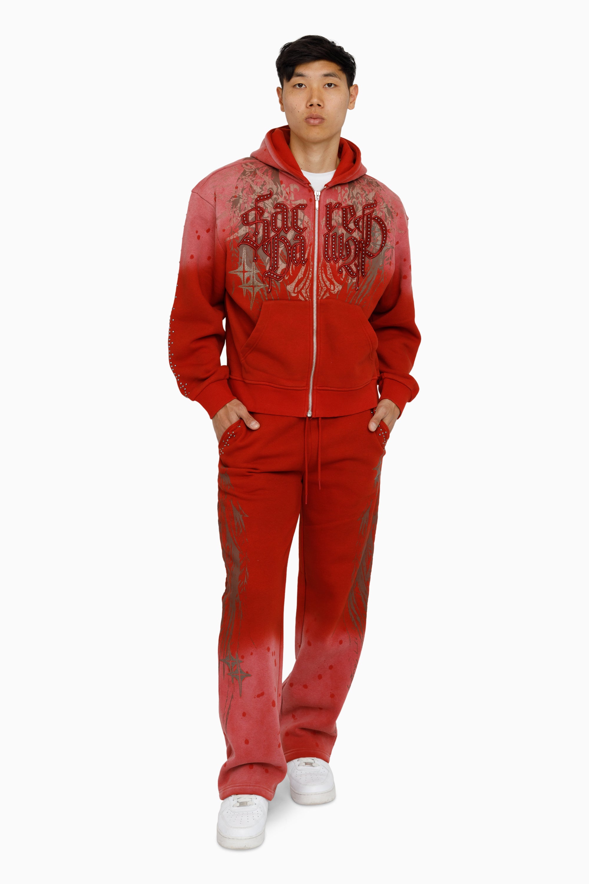 Sacred Dawn Hoodie - Cinnabar