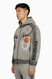 Endless Pursuit Studded Hoodie - December Sky