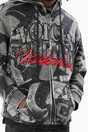 Voices Within Full Zip Hoodie - Black
