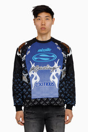 Pursue 2-Fer LS Sweatshirt - Black