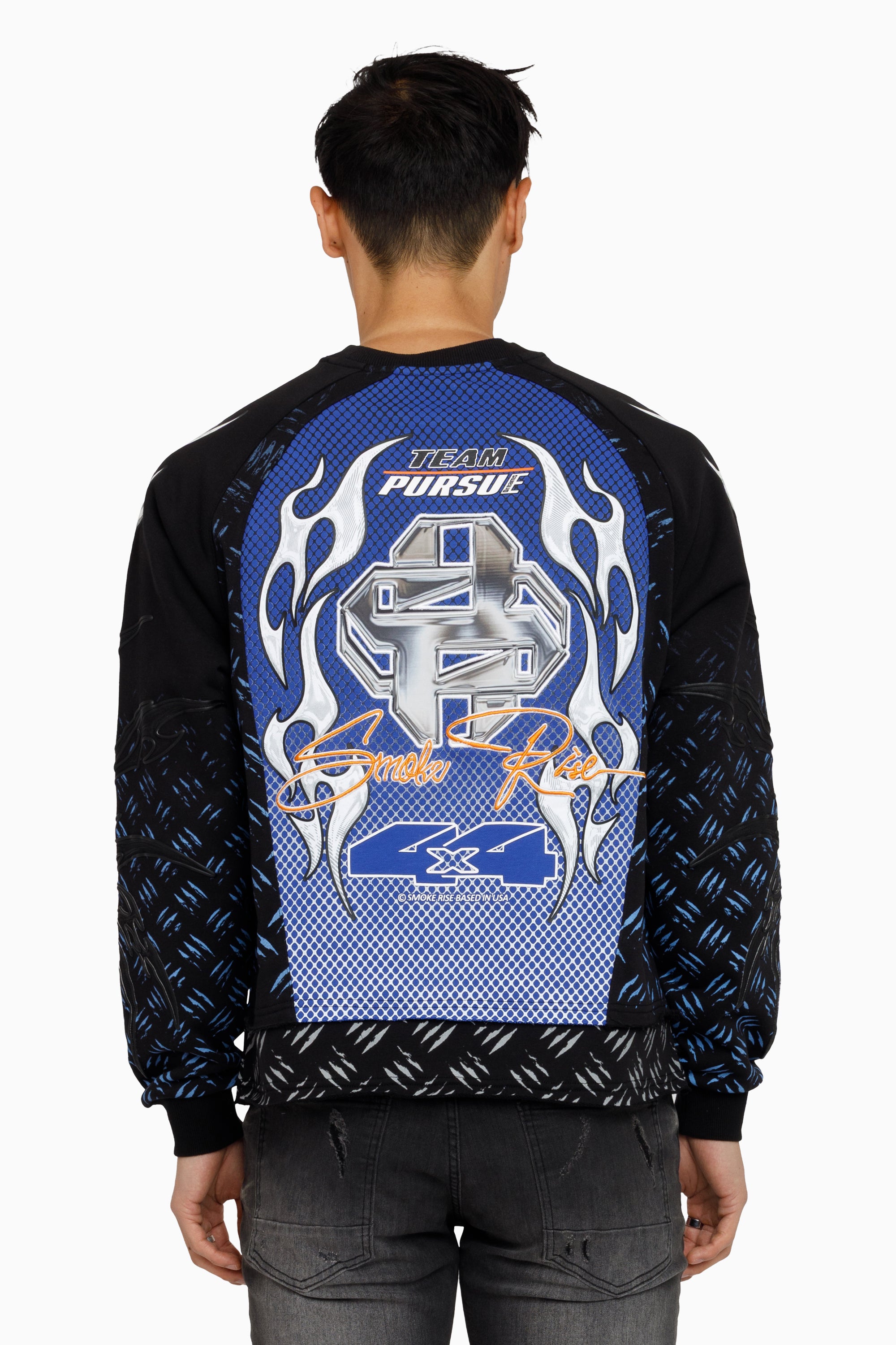 Pursue 2-Fer LS Sweatshirt - Black