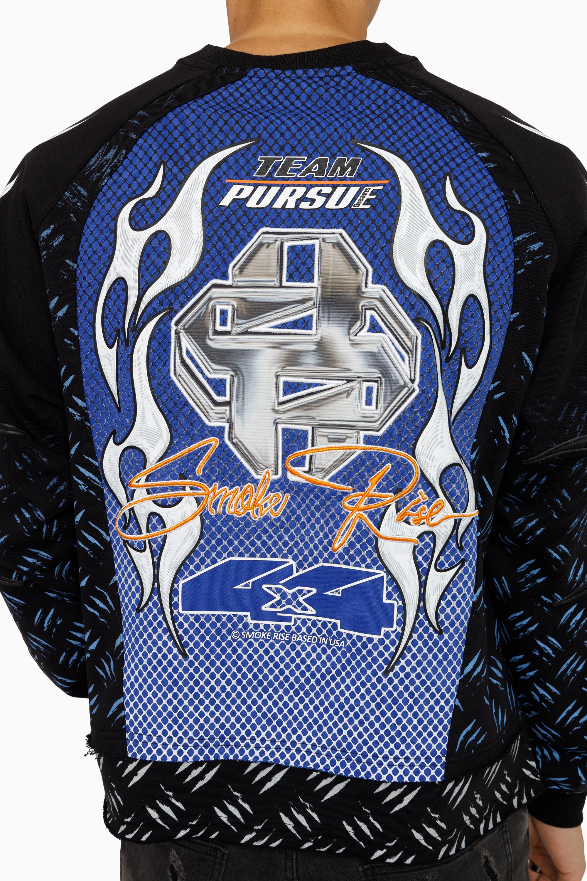 Pursue 2-Fer LS Sweatshirt - Black