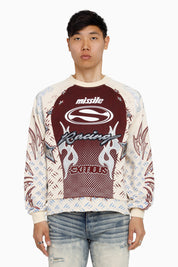 Pursue 2-Fer LS Sweatshirt - Tapioca