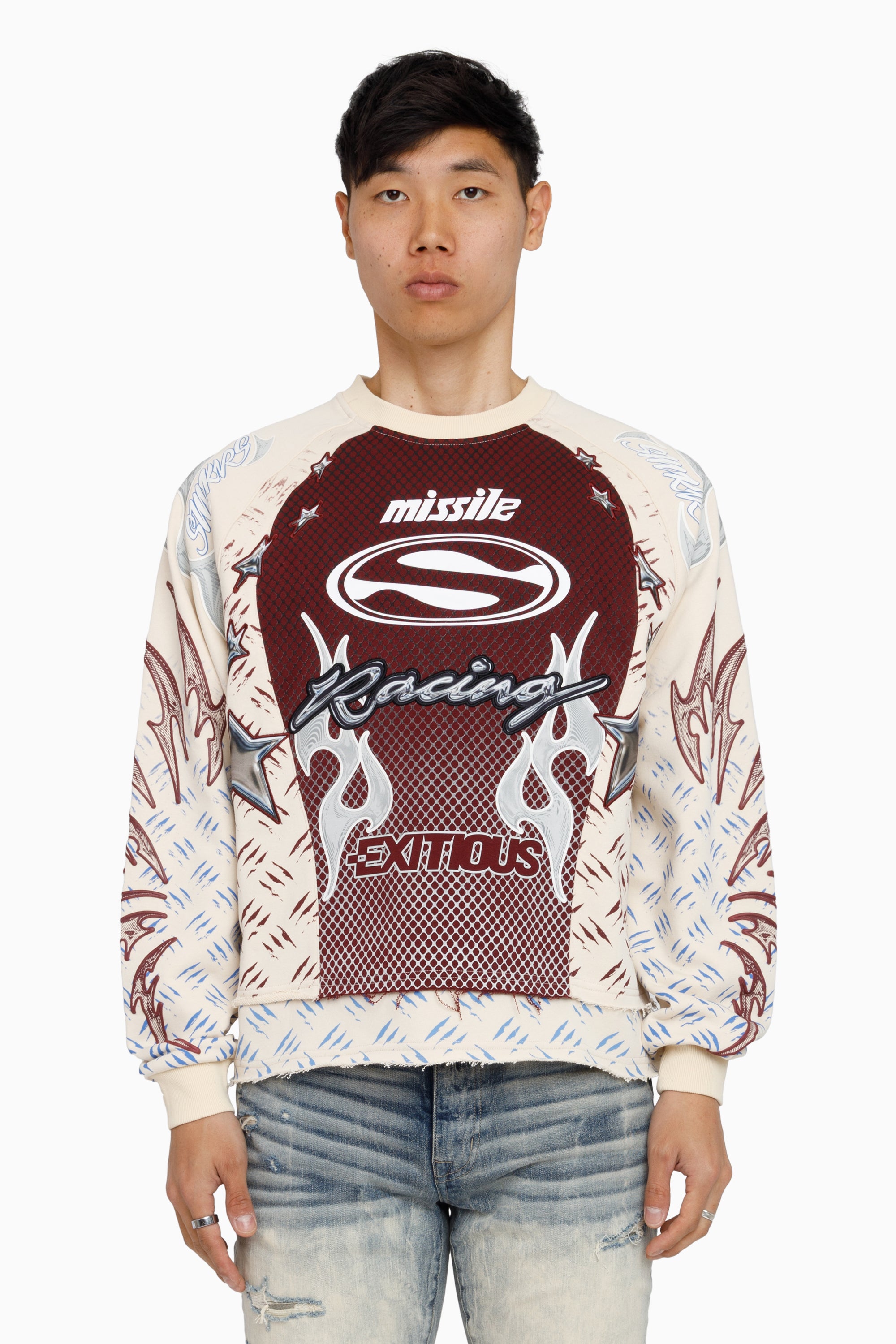 Pursue 2-Fer LS Sweatshirt - Tapioca