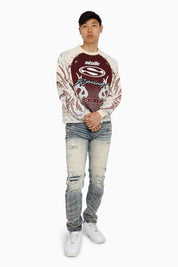 Pursue 2-Fer LS Sweatshirt - Tapioca