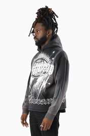 Speedway Dip Dye Hoodie - Black