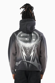 Speedway Dip Dye Hoodie - Black