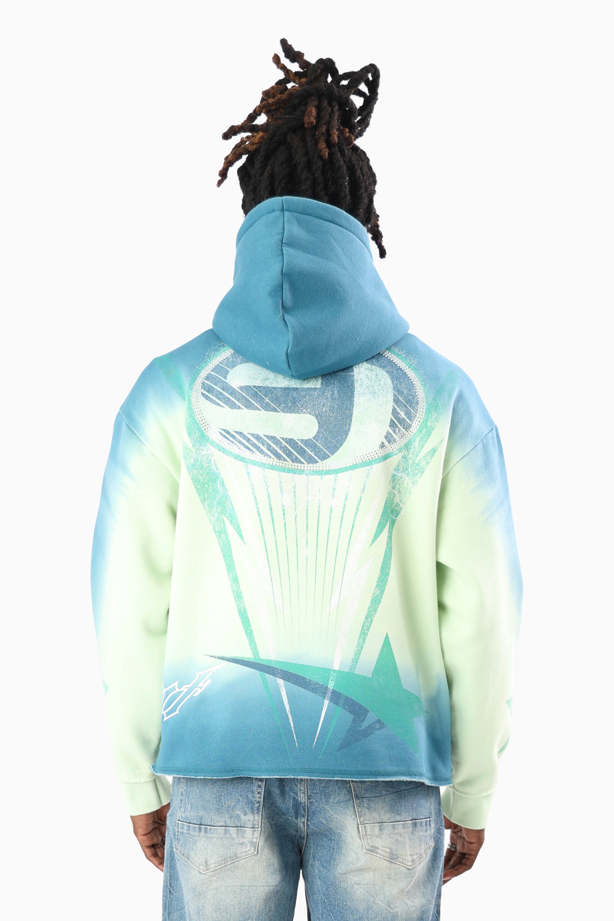 Speedway Dip Dye Hoodie - Spray