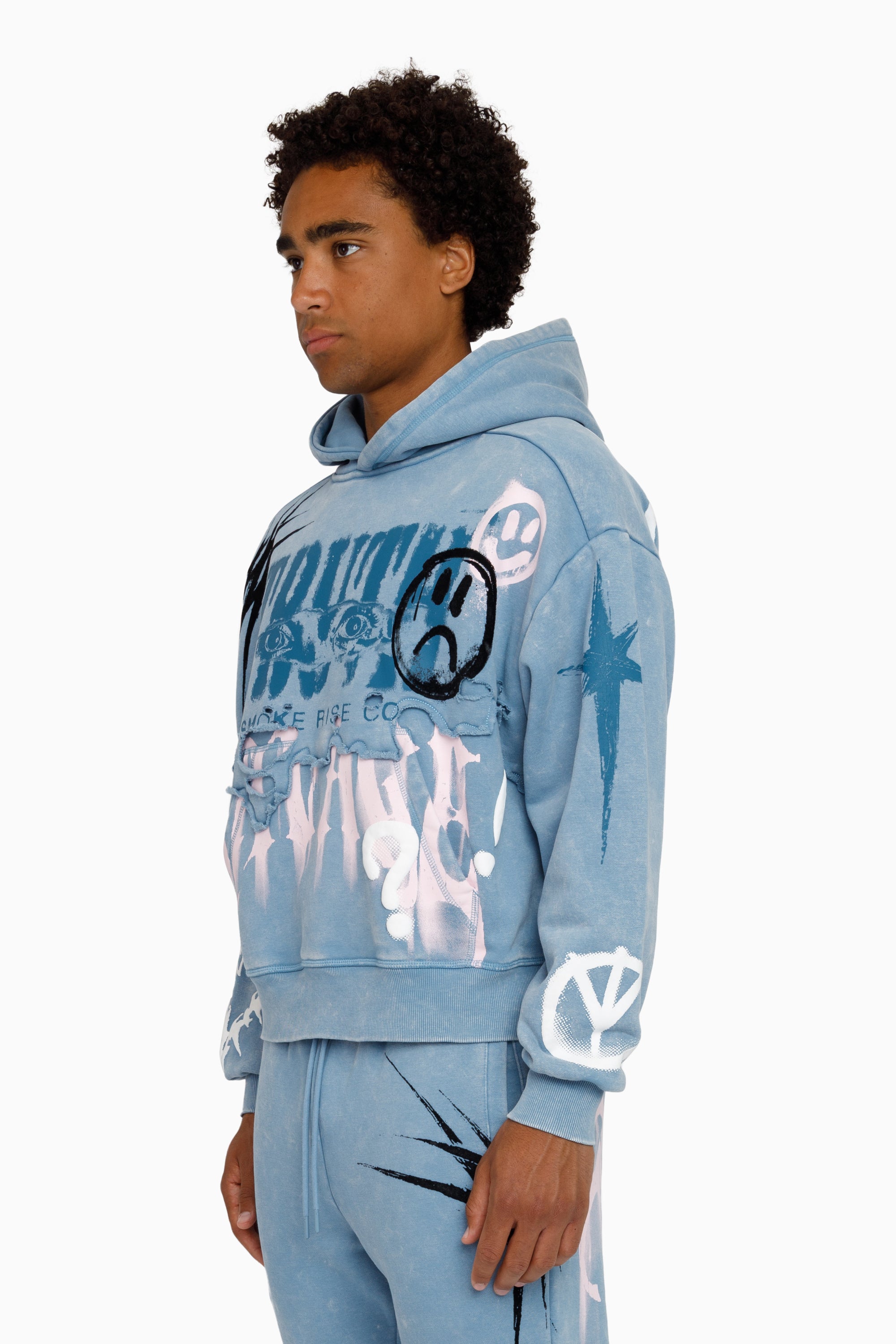 Truth Hoodie - Blue Shadow
