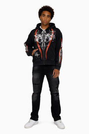 Airbrush Momentum Hoodie - Black