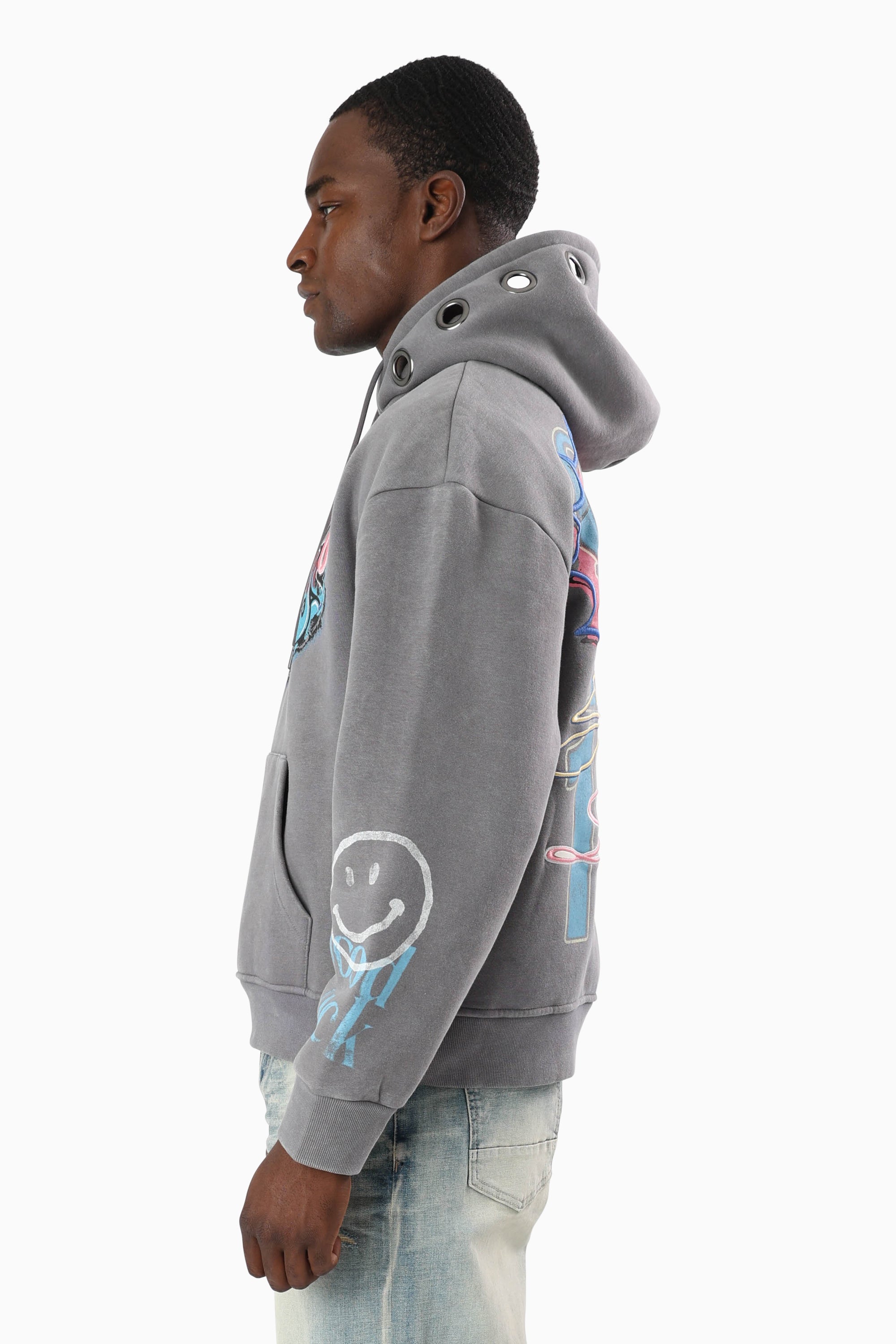 Lucky Always Hoodie - Chill Grey