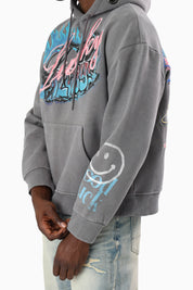 Lucky Always Hoodie - Chill Grey