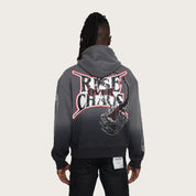 Oversized Scorpion Hoodie - Black