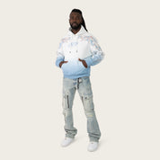 Oversized Scorpion Hoodie - Chalk