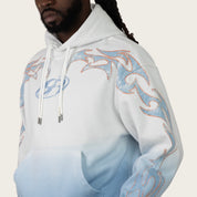 Oversized Scorpion Hoodie - Chalk